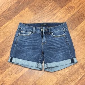 WHBM Jean rolled cuff short